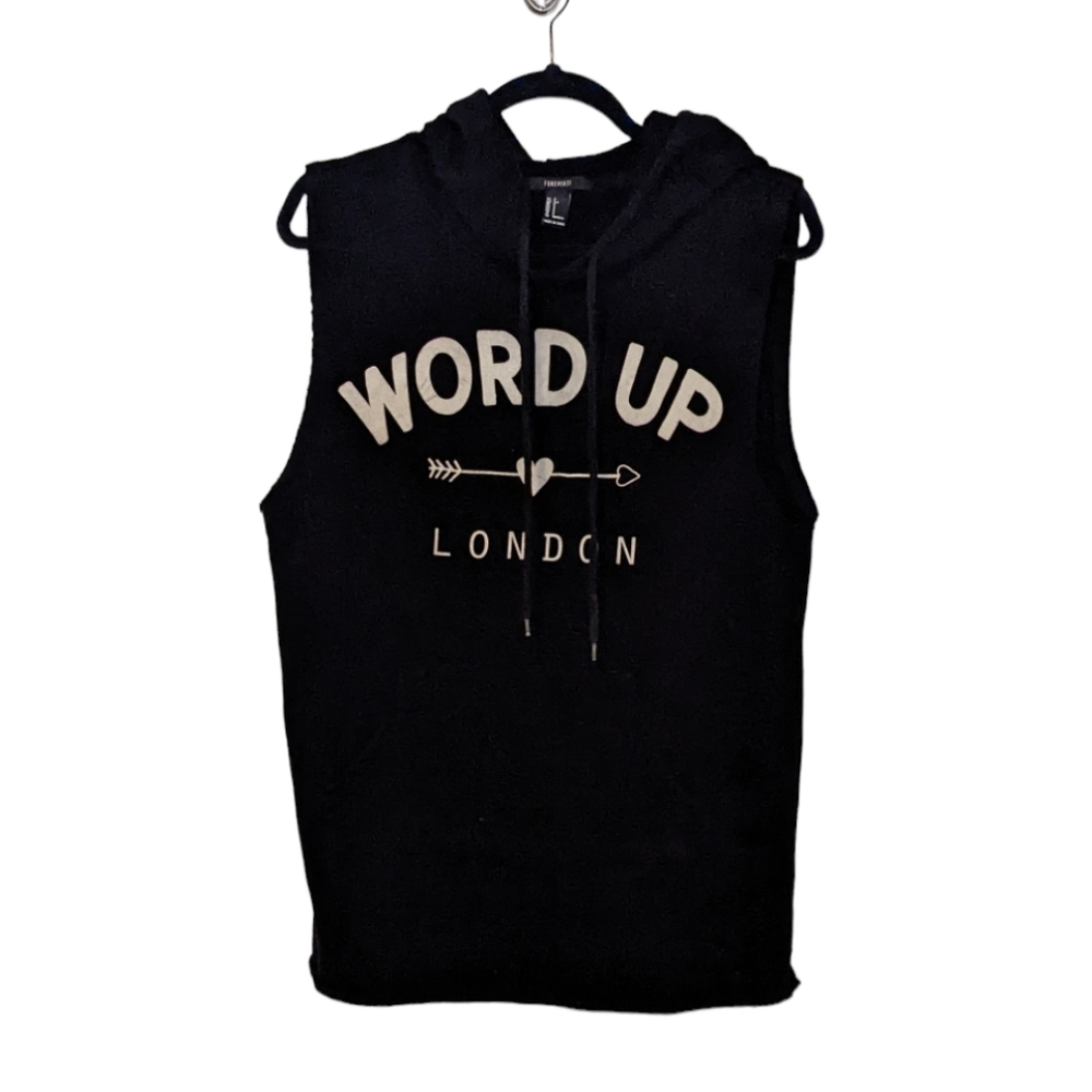 Forever 21 sleeveless hoodie
